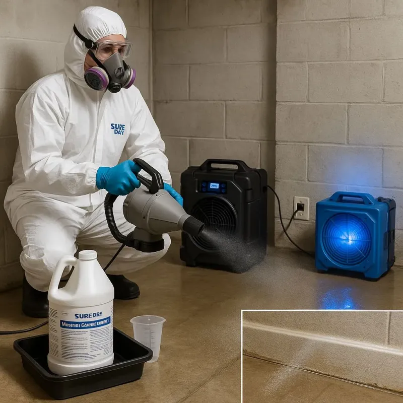 Sanitization and Odor Removal process in Menasha, WI