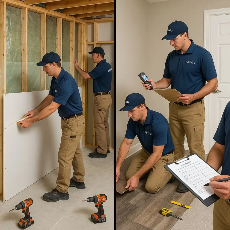 Repairs and Reconstruction process in Menasha, WI